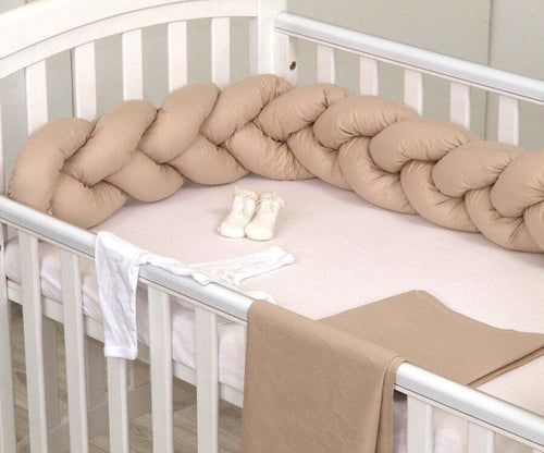 Treccia Paracolpi Amy UNICOLOR Beige (210) Casa e cucina/Tessili per la casa/Biancheria per culle e lettini/Biancheria bebè/Cuscini di sostegno per neonati La Casa Del Bebè - Napoli, Commerciovirtuoso.it