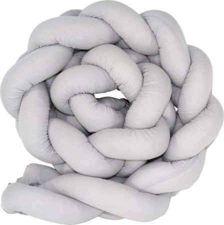 Treccia Paralcolpi 210 PUZZLE GRAY Amy Casa e cucina/Tessili per la casa/Biancheria per culle e lettini/Biancheria bimbi/Paraurti per letto La Casa Del Bebè - Napoli, Commerciovirtuoso.it