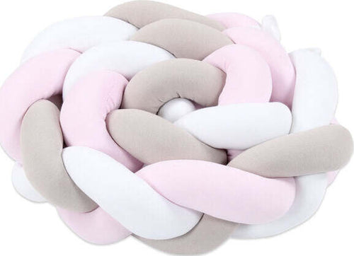 Treccia per Culla Beige Bianca ,rosa e beige Casa e cucina/Arredamento/Cameretta bambini/Lettini per neonati e bambini/Baby-nest La Casa Del Bebè - Napoli, Commerciovirtuoso.it