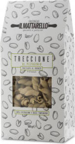 Treccione al pistacchio trafilata al bronzo 500gr Pasta secca Treccione di grano duro al Pistacchio verde Pastificio il Mattarello Alimentari e cura della casa/Pasta riso e legumi secchi/Pasta e noodles/Pasta/Pasta corta Tipici & Food - Bronte, Commerciovirtuoso.it
