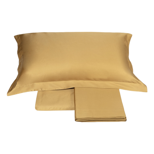 Fazzini Completo Lenzuola Matrimoniale in Raso di Cotone Finissimo Trecento S130