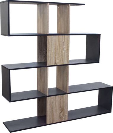 TREE---libreria-moderna-di-design-in-legno-Antracite-Milani-Home