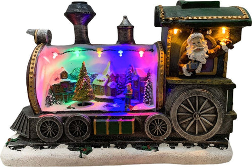 Trenino con Babbo Natale carillon per villaggio natalizio con luci e musica h 20 cm Casa e cucina/Decorazioni per interni/Addobbi e decorazioni per ricorrenze/Decorazioni natalizie/Schiaccianoci MagiediNatale.it - Altamura, Commerciovirtuoso.it