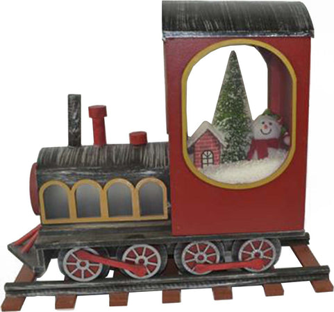 Trenino con Pupazzo di neve carillon per villaggio natalizio con luci e musica. Casa e cucina/Decorazioni per interni/Addobbi e decorazioni per ricorrenze/Decorazioni natalizie/Schiaccianoci MagiediNatale.it - Altamura, Commerciovirtuoso.it