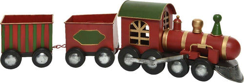 Trenino in ferro decorazione per villaggio di Natale rosso da 58 cm Casa e cucina/Decorazioni per interni/Addobbi e decorazioni per ricorrenze/Decorazioni natalizie/Schiaccianoci MagiediNatale.it - Altamura, Commerciovirtuoso.it