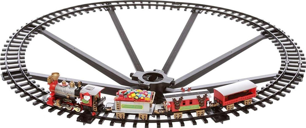 Trenino natalizio da mettere sull' albero di natale con supporto ø 89 cm Casa e cucina/Decorazioni per interni/Addobbi e decorazioni per ricorrenze/Decorazioni natalizie/Basi e supporti per alberi di Natale MagiediNatale.it - Altamura, Commerciovirtuoso.it