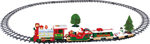 Trenino natalizio sott' Albero di natale con binari e vagoni 107 cm Casa e cucina/Decorazioni per interni/Addobbi e decorazioni per ricorrenze/Decorazioni natalizie/Basi e supporti per alberi di Natale MagiediNatale.it - Altamura, Commerciovirtuoso.it