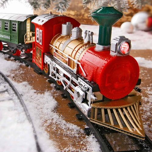 Trenino natalizio sott' Albero di natale con binari e vagoni 192 cm Casa e cucina/Decorazioni per interni/Addobbi e decorazioni per ricorrenze/Decorazioni natalizie/Basi e supporti per alberi di Natale MagiediNatale.it - Altamura, Commerciovirtuoso.it