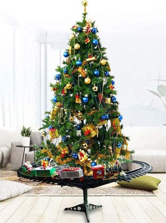 Trenino Natalizio Supporto Centro Albero Natale Elettrico 2 Vagoni Slitta Ø 89cm Giochi e giocattoli/Veicoli/Treni e set completi Trade Shop italia - Napoli, Commerciovirtuoso.it