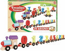 Trenino-Treno-Con-Vagoni-Numeri-In-Legno-Giocattolo-Gioco-Infanzia-Bambini-+24