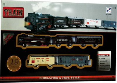 TRENO MERCI CLASSICO ESPRESSO CON LUCI PISTA 276 CM GIOCO TRENINO PER BAMBINI Giochi e giocattoli/Veicoli/Treni e set completi Trade Shop italia - Napoli, Commerciovirtuoso.it