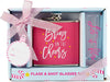 Tri Coastal Set Regalo con fiaschetta e bicchierini decorati Casa e cucina/Utensili da cucina/Accessori vino e bar/Fiaschette Scontolo.net - Potenza, Commerciovirtuoso.it