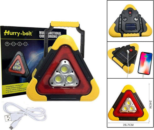 Triangolo Per Emergenza Stradale A Led Strobo Ricarica Solare Usb 30w 24x26 Cm Auto e Moto/Accessori per auto/Accessori di emergenza/Triangoli di segnalazione Trade Shop italia - Napoli, Commerciovirtuoso.it