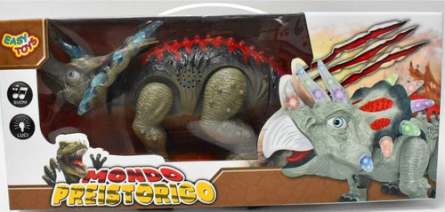 Triceratopo Dinosauro Giocattolo Mondo Preistorico Per Bambini 3+ Luci E Suoni Giochi e giocattoli/Personaggi giocattolo/Dinosauri e creature preistoriche Trade Shop italia - Napoli, Commerciovirtuoso.it