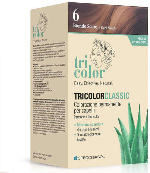 Tricolor Classic 6 - Biondo Scuro Colorazione Permanente Capelli Specchiasol