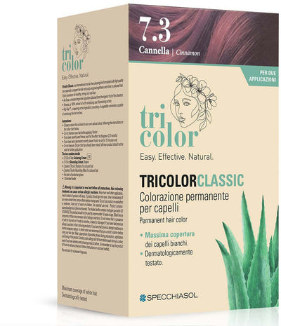 Tricolor Classic 7.3 Cannella Tinta Permanente Per Capelli Specchiasol