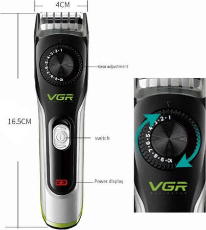 Trimmer-Clipper-Elettrico-Impermeabile-Ricaricabile-Professionale-Cordless-V-028