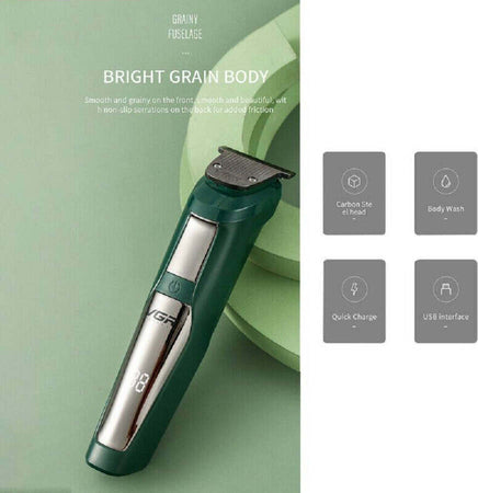 Trimmer-Elettrico-Display-Led-Tagliacapelli-Barba-Senza-Fili-Impermeabile-V-292