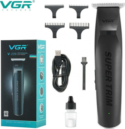 Trimmer Regolabarba Elettrico Professionale Ricaricabile Vgr V-229 Senza Fili Salute e Bellezza > Depilazione e rasatura > Rasoi e Tagliacapelli Trade Shop italia - Napoli, Commerciovirtuoso.it