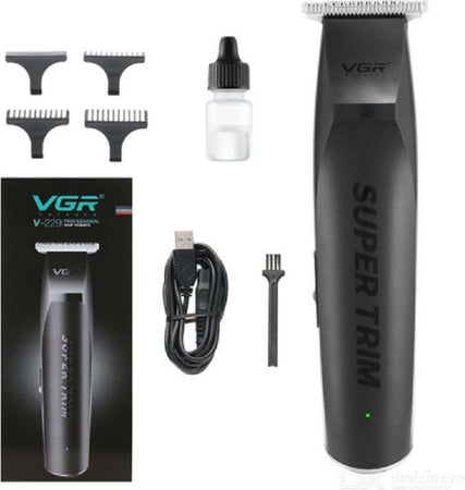 Trimmer Regolabarba Elettrico Professionale Ricaricabile Vgr V-229 Senza Fili Salute e Bellezza > Depilazione e rasatura > Rasoi e Tagliacapelli Trade Shop italia - Napoli, Commerciovirtuoso.it