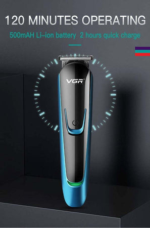 Trimmer-Ricaricabile-Elettrico-A-Basso-Rumore-Tagliapeli-Capelli-Pettine-V-183
