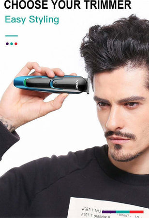 Trimmer-Ricaricabile-Elettrico-A-Basso-Rumore-Tagliapeli-Capelli-Pettine-V-183