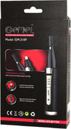 Trimmer-Rifinitore-2-In-1-Elettrico-Batteria-Ricaricabile-Per-Barba-Naso-Gm-3109