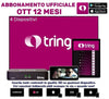 Box OTT HYBRID con Abbonamento Ufficiale in Streaming TRING EXTRA HD Albania 12 Mesi per 4 dispositivi