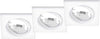 TRIO---KIT-3-FARETTI-JURA-QUADRATI-ORIENTABILI-BIANCHI-3x-GU10-·-max.-15W