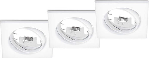TRIO---KIT-3-FARETTI-JURA-QUADRATI-ORIENTABILI-BIANCHI-3x-GU10-·-max.-15W