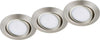 TRIO---KIT-3-FARETTI-RILA-AD-INCASSO-LED-TONDI-ACCIAIO-3x-SMD-LED,-5W-·-3x-450lm,-3000K-DIAM.-80CM