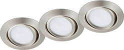 TRIO---KIT-3-FARETTI-RILA-AD-INCASSO-LED-TONDI-ACCIAIO-3x-SMD-LED,-5W-·-3x-450lm,-3000K-DIAM.-80CM