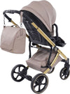Trio-Antes-Baby-Bubble-Dark-Beige/Gold-Nav.Satin-Telaio-Gold