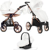 Trio BABYACTIVE Mommy Glossy White Pelle Rose Gold (da esposizione con possibili piccoli difetti) Prima infanzia/Passeggini carrozzine e accessori/Passeggini e carrozzine/Sistemi modulari La Casa Del Bebè - Napoli, Commerciovirtuoso.it
