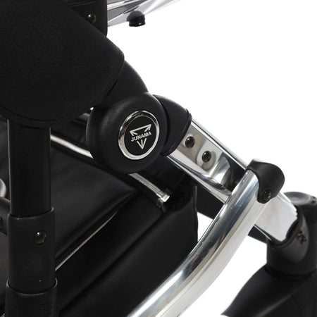 Trio Diamond Mirror Satin 3in1 Nero / Grey Telaio Cromato Prima infanzia/Passeggini carrozzine e accessori/Passeggini e carrozzine/Sistemi modulari La Casa Del Bebè - Napoli, Commerciovirtuoso.it