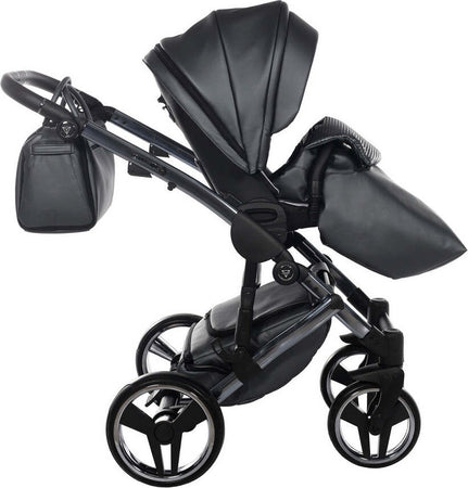 Trio Junama Diamond Fluo in Pelle Grigio Telaio Titanio Navicella Nera Prima infanzia/Passeggini carrozzine e accessori/Passeggini e carrozzine/Sistemi modulari La Casa Del Bebè - Napoli, Commerciovirtuoso.it