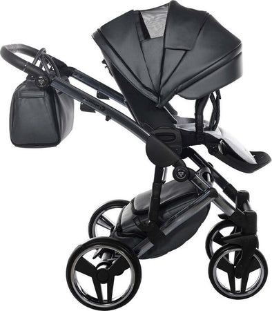 Trio Junama Diamond Fluo in Pelle Grigio Telaio Titanio Navicella Nera Prima infanzia/Passeggini carrozzine e accessori/Passeggini e carrozzine/Sistemi modulari La Casa Del Bebè - Napoli, Commerciovirtuoso.it