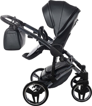 Trio Junama Diamond Fluo in Pelle Grigio Telaio Titanio Navicella Nera Prima infanzia/Passeggini carrozzine e accessori/Passeggini e carrozzine/Sistemi modulari La Casa Del Bebè - Napoli, Commerciovirtuoso.it