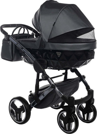 Trio Junama Diamond Fluo in Pelle Grigio Telaio Titanio Navicella Nera Prima infanzia/Passeggini carrozzine e accessori/Passeggini e carrozzine/Sistemi modulari La Casa Del Bebè - Napoli, Commerciovirtuoso.it
