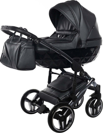 Trio Junama Diamond Fluo in Pelle Grigio Telaio Titanio Navicella Nera Prima infanzia/Passeggini carrozzine e accessori/Passeggini e carrozzine/Sistemi modulari La Casa Del Bebè - Napoli, Commerciovirtuoso.it