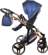 Trio Junama Diamond Fluo Pelle Blu Telaio Oro Navicella Nera Prima infanzia/Passeggini carrozzine e accessori/Passeggini e carrozzine/Sistemi modulari La Casa Del Bebè - Napoli, Commerciovirtuoso.it