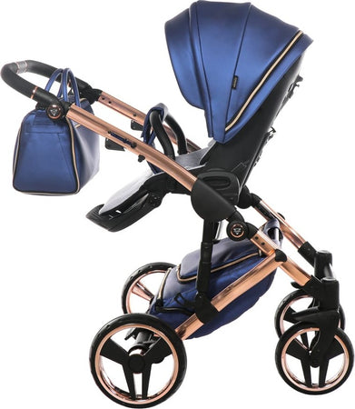 Trio Junama Diamond Fluo Pelle Blu Telaio Oro Navicella Nera Prima infanzia/Passeggini carrozzine e accessori/Passeggini e carrozzine/Sistemi modulari La Casa Del Bebè - Napoli, Commerciovirtuoso.it