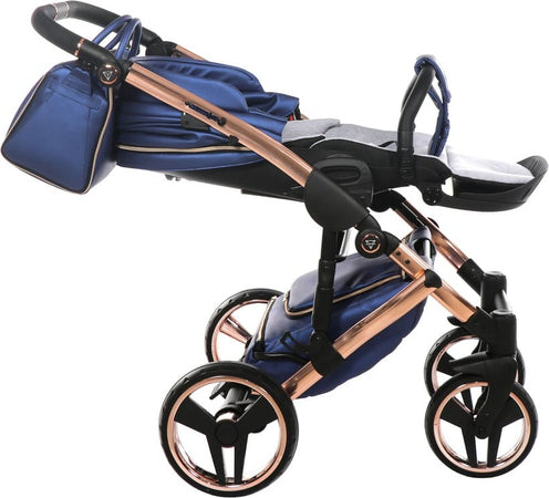 Trio Junama Diamond Fluo Pelle Blu Telaio Oro Navicella Nera Prima infanzia/Passeggini carrozzine e accessori/Passeggini e carrozzine/Sistemi modulari La Casa Del Bebè - Napoli, Commerciovirtuoso.it