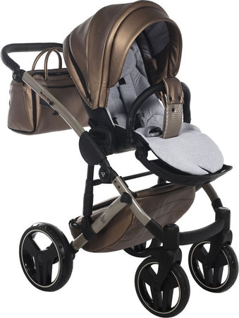 Trio Junama Diamond Fluo Pelle Bronze Navicella Nera Telaio Fango Prima infanzia/Passeggini carrozzine e accessori/Passeggini e carrozzine/Sistemi modulari La Casa Del Bebè - Napoli, Commerciovirtuoso.it