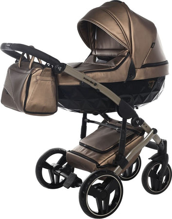 Trio Junama Diamond Fluo Pelle Bronze Navicella Nera Telaio Fango Prima infanzia/Passeggini carrozzine e accessori/Passeggini e carrozzine/Sistemi modulari La Casa Del Bebè - Napoli, Commerciovirtuoso.it