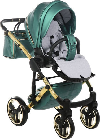 Trio Junama Diamond Fluo Pelle Verde Telaio Oro Navicella Nera Prima infanzia/Passeggini carrozzine e accessori/Passeggini e carrozzine/Sistemi modulari La Casa Del Bebè - Napoli, Commerciovirtuoso.it