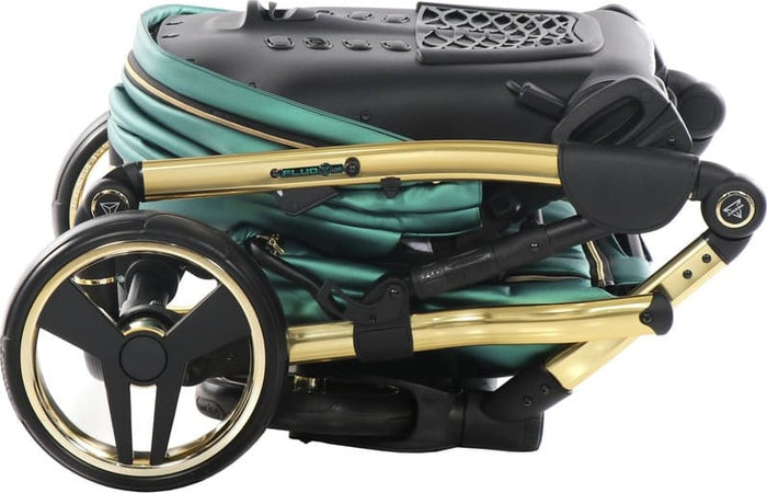 Trio Junama Diamond Fluo Pelle Verde Telaio Oro Navicella Nera Prima infanzia/Passeggini carrozzine e accessori/Passeggini e carrozzine/Sistemi modulari La Casa Del Bebè - Napoli, Commerciovirtuoso.it