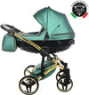 Trio Junama Diamond Fluo Pelle Verde Telaio Oro Navicella Nera Prima infanzia/Passeggini carrozzine e accessori/Passeggini e carrozzine/Sistemi modulari La Casa Del Bebè - Napoli, Commerciovirtuoso.it