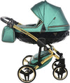 Trio Junama Diamond Fluo Pelle Verde Telaio Oro Navicella Nera Prima infanzia/Passeggini carrozzine e accessori/Passeggini e carrozzine/Sistemi modulari La Casa Del Bebè - Napoli, Commerciovirtuoso.it