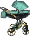 Trio Junama Diamond Fluo Pelle Verde Telaio Oro Navicella Nera Prima infanzia/Passeggini carrozzine e accessori/Passeggini e carrozzine/Sistemi modulari La Casa Del Bebè - Napoli, Commerciovirtuoso.it